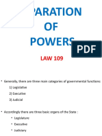 Separation of Powers Law Explained