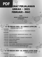 TAKLIMAT PERJALANAN feb 2023