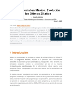 2.2 Política Social en México - Evolución en Los Ultimos 20 Años