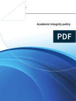 Academic Integrity Policy