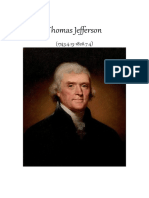 Thomas Jefferson: 3rd US President, Author of Declaration of Independence
