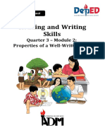 RWS11 - q3 - Mod2 - Properties of A Well-Written Text - Final
