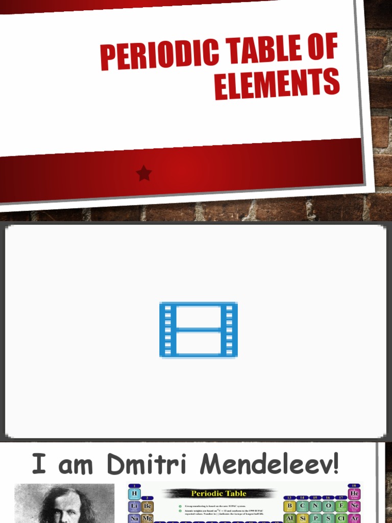 History of the Periodic Table | PDF | Chemical Elements | Periodic Table