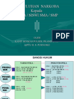 PENYULUHAN NARKOBA UNTUK SISWA