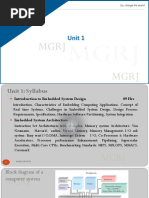 Unit 1 Introduction To Embedded System Design PDF