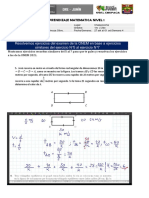 Ficha de aprendizaje de matemática nivel 1 resuelve ejercicios ONEM