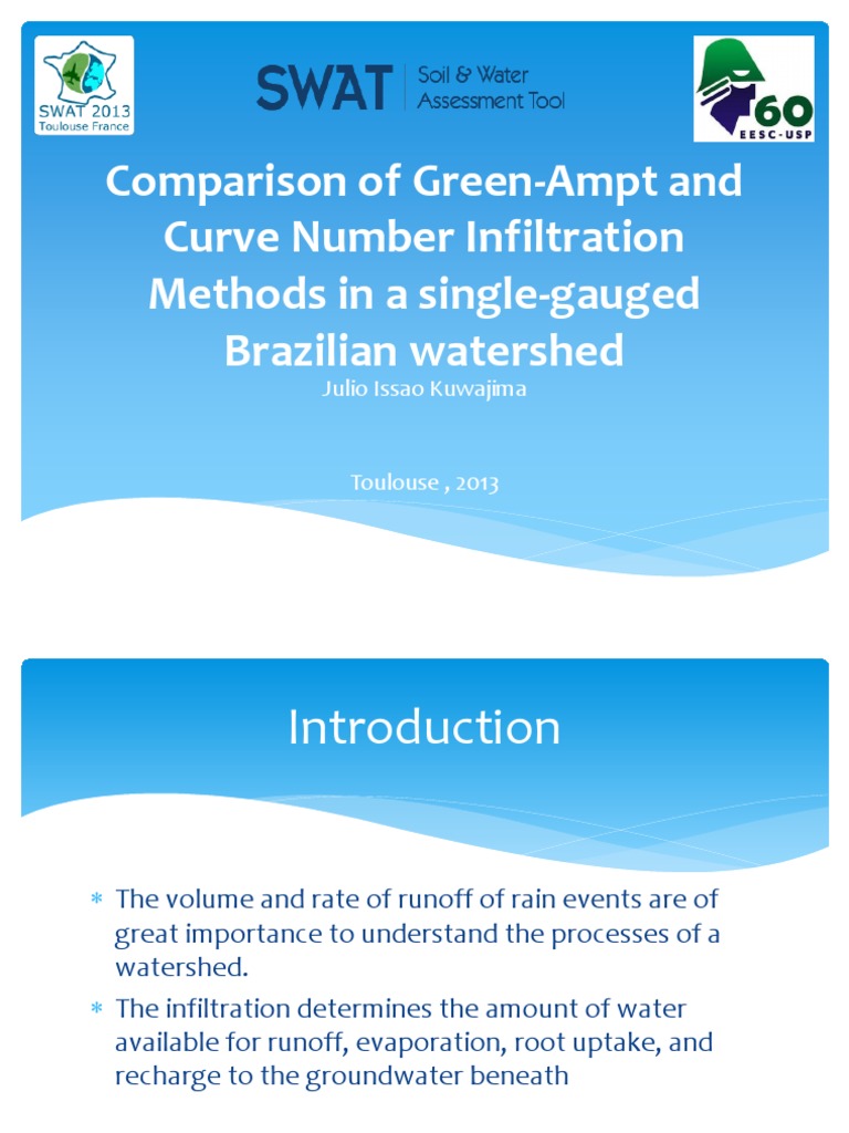 Infiltration Methods in Brazilian Watershed | PDF | Precipitation ...