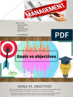 Goals and Objectives