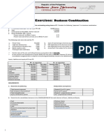 Business Combination Exercises Student