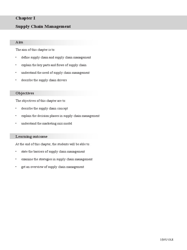123supply Chain PDF | PDF | Supply Chain | Supply Chain Management