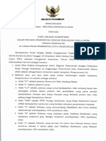 Pengumuman Hasil Selkom PPPK Teknis Kota Prabumulih 2022 PDF