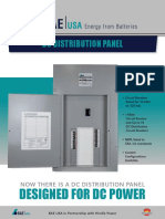 DC Distribution Panel Designed for Consolidating DC Loads