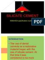 Dental Silicate Cement: Composition, Setting Reaction & Properties