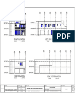 David Residence Elevation Drawings