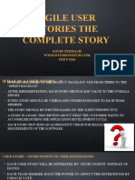 Agile User Stories The Complete Story: David Tzemach FEB 9 2016