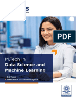 Mtech in Data Science and Machine Learning PDF