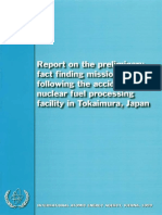 Report on Preliminary Fact Finding Mission to Tokaimura Nuclear Accident