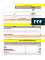 Cedulas Del Costo para Sacar El Precio Del Producto de Proyecto Ejemplo-2