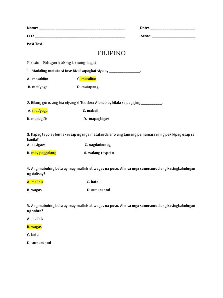 LS1 COMMUNICATION SKILLS FILIPINO ANSWER visual data 2