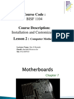 Topic 2a Motherboards