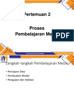 Pertemuan 2 Pembelajaran Mesin