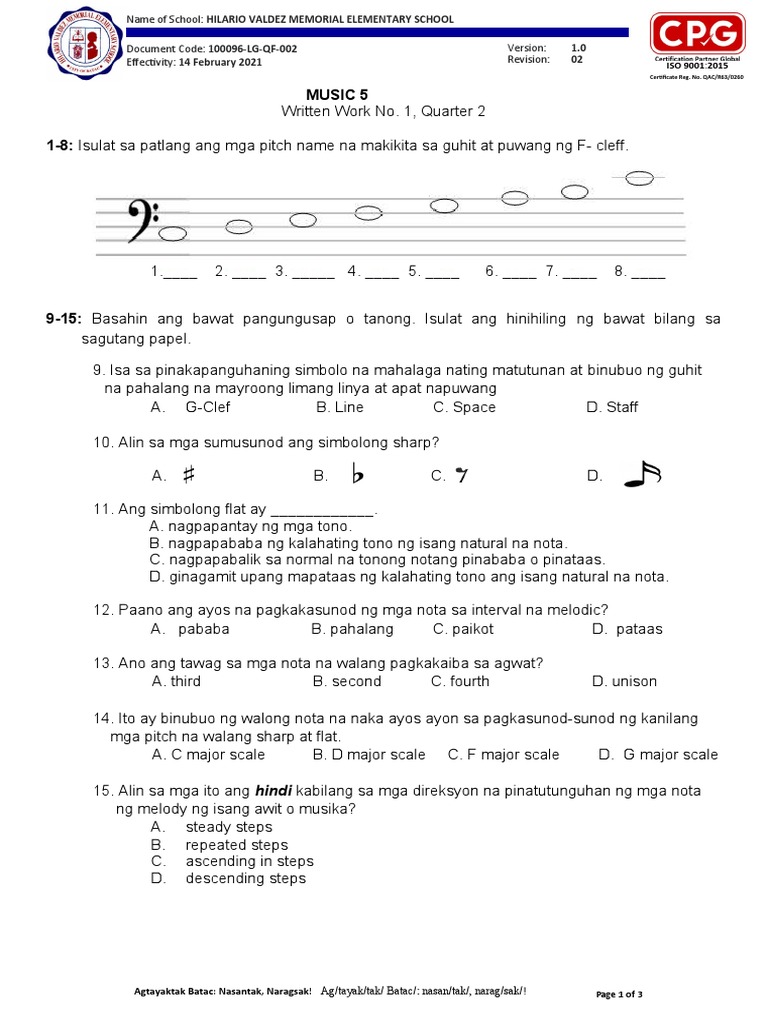 Music 5 | PDF