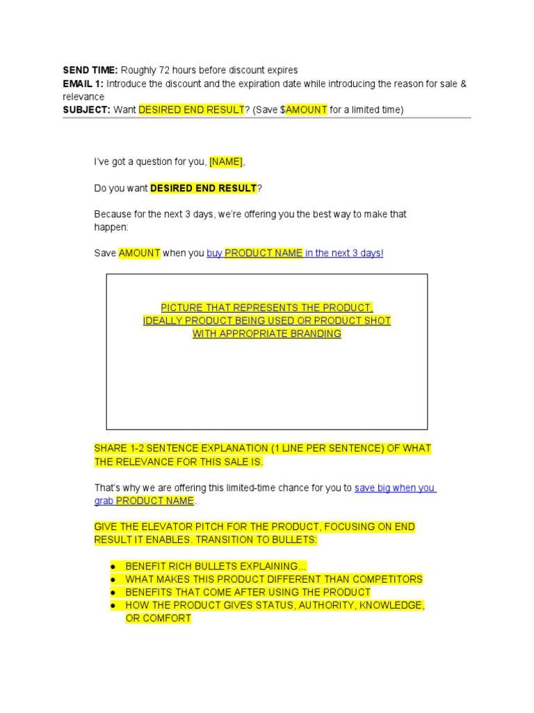 12 Flash Sale Template PDF Market (Economics) Marketing