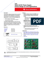 Off-Line (Non-Isolated) AC-DC Power Supply Architectures Reference Design For Grid Applications - Tidueq2