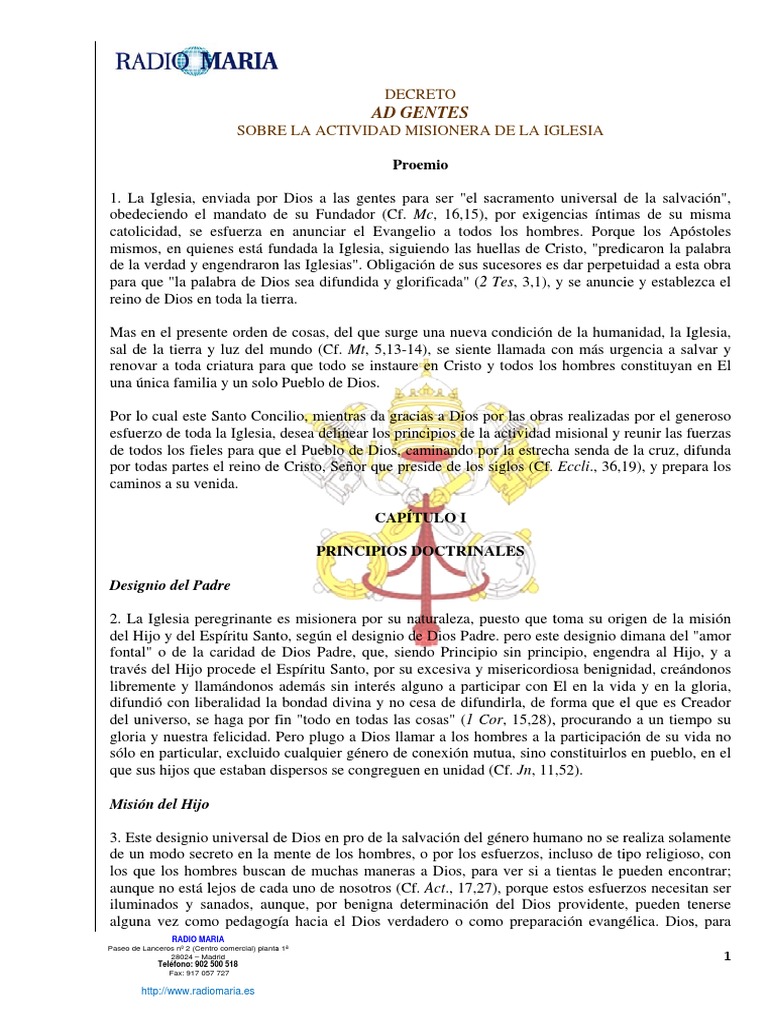 Despertar Misionero en la Iglesia | PDF | Cristo (título) | Iglesia ...