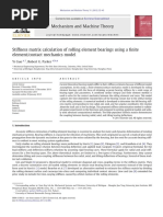 2011-Stiffness Matrix Calculation of Rolling Element Bearings Using A Finite Element Contact Mechanics Model