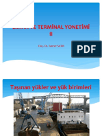 Liman Ve Terminal Yonetimi II: Doç. Dr. Tanzer SATIR