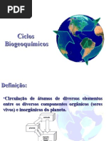 Ciclos Biogeoquímicos - Aula 3