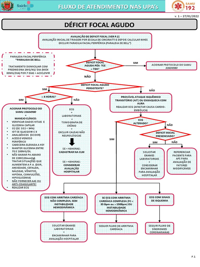 Deficit Focal Agudo | PDF | Deficiência visual | Medicina Clínica