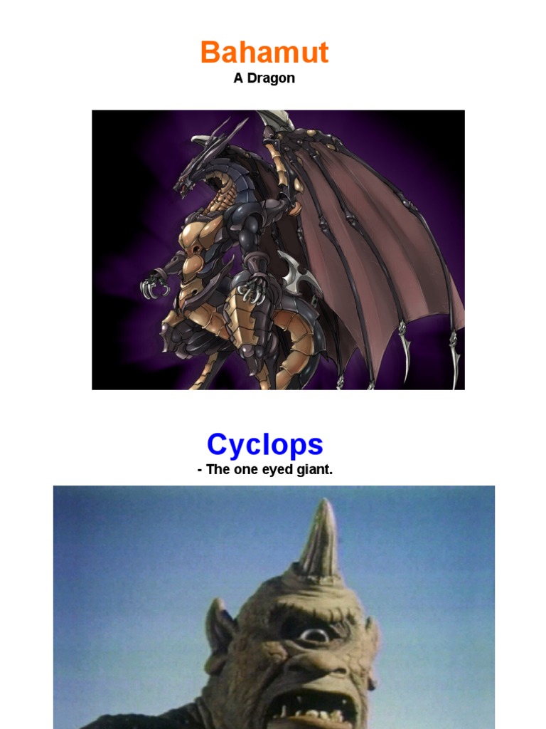 Mythical Creatures Images Pdf