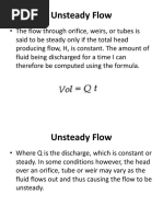 Types of Flow