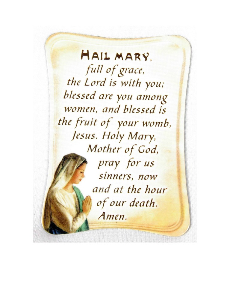 Hail Mary PDF