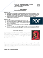 2 - QUESTIONÁRIO Renascimento