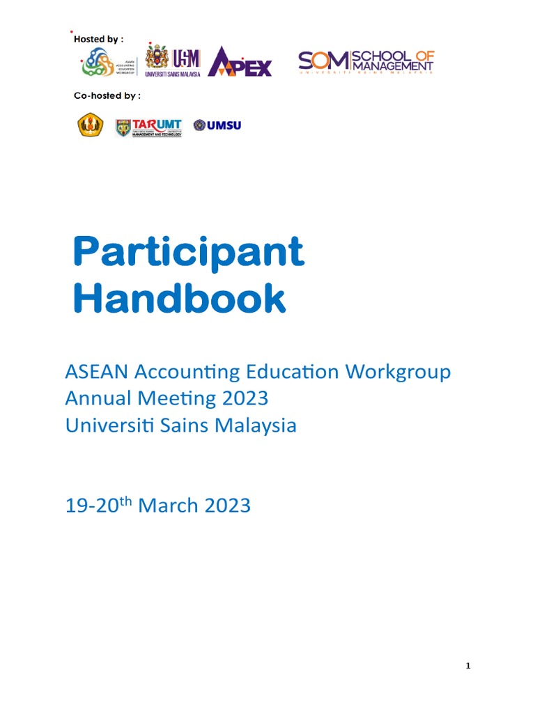 AAEW Annual Meeting 2023 Handbook | PDF
