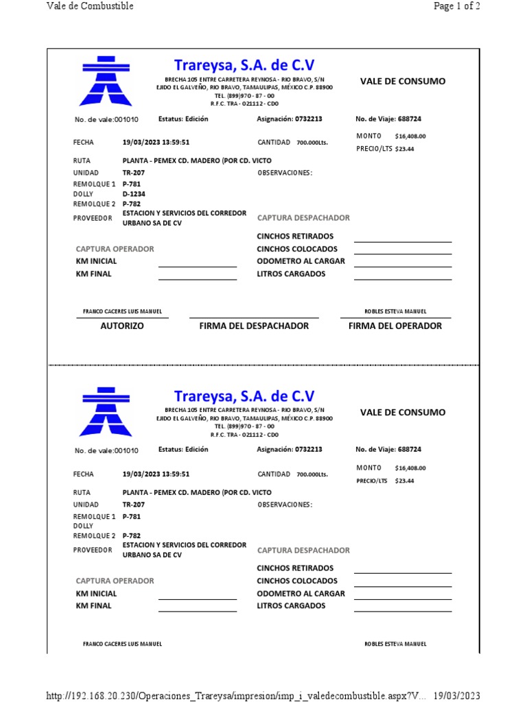 TR-207 Escusa 190323 | PDF