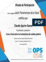 Curso Virtual Sobre Los Fundamentos Del Cuidado Paliativo-Certificado Del Curso 2854741 PDF