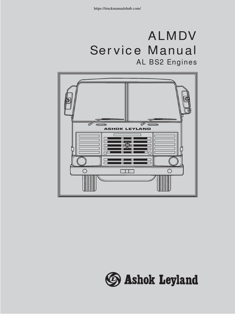 Ashok Leyland AL BS 2 Engine Service Manual PDF Piston Fuel Injection