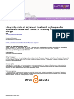 Life Cycle Costs of Advanced Treatment Techniques For Wastewater Reuse and Resource Recovery From Sewage Sludge