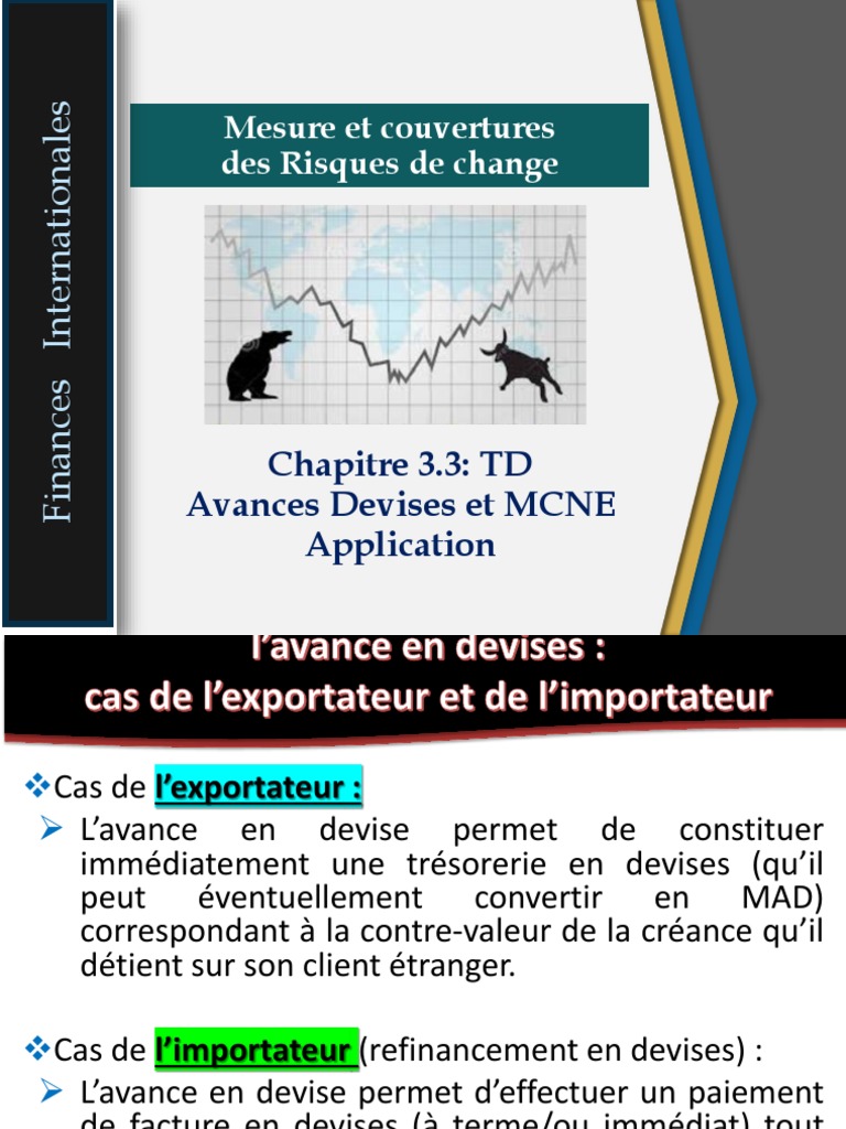 Avances en Devises et MCNE | PDF | Prêts | Banques