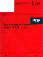 No037 - Slip Factors of Connections with H.S.F.G