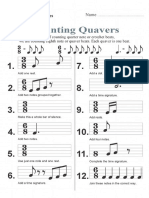 Anika's Time Signature Worksheets