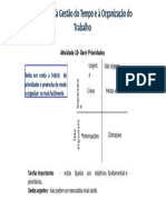 Gerir Prioridades - Matriz Eisenhower