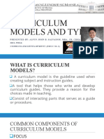 Curriculum Types and Models-Salvador, Alvin John B