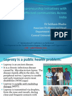 Social Entrepreneurship Initiatives With The Leprosy Affected Communities Across India