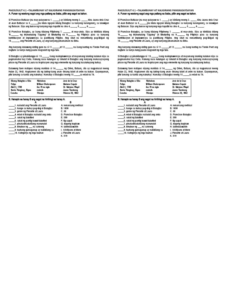 Pagsusulit 4 1 Pdf