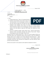 SURAT Pembentukan Sekretariat PPS